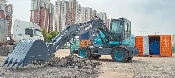 Excavator pe roți de 15 tone